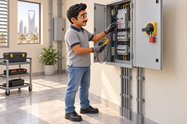 3D service illustration: Electrical Repairs & Maintenance