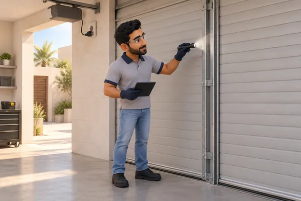 3D service illustration: Garage Door Maintenance & Installation