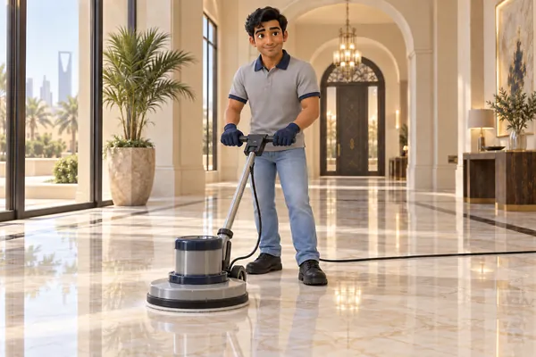 3D service illustration: Marble & Granite Grinding, Polishing & Sealing