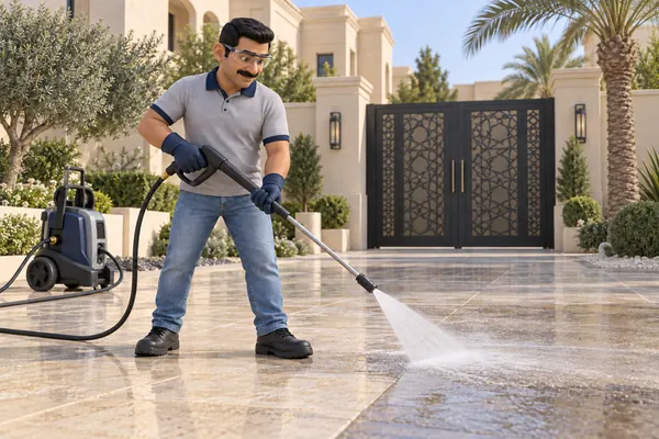3D service illustration: Outdoor Cleaning & Pressure Washing